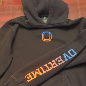 Overtime Black Hoodie for Youth